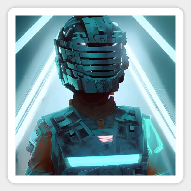 Dead Space Isaac Clarke Sticker by animegirlnft